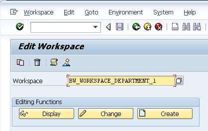 PROVIDERS IN A BW WORKSPACE A BW Workspace is a dedicated area in SAP BW, in which data is uploaded into different kinds of providers.