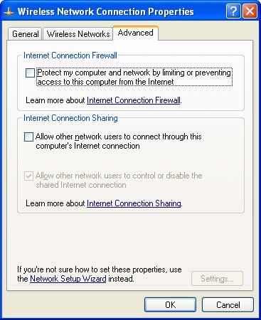 Sharing Your Computer s Internet Connection If you have a wireless card installed in your computer and you are connected to the Internet, you can share your Internet connection with other computers.