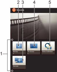 Movies About Movies Use the Movies application to play movies and other video content that you ve saved on your device.