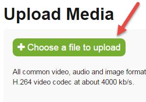 6. Locate the video you want to upload, select it, and click Save. 7.
