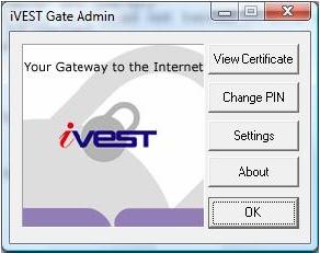 4. At ivest Gate Admin, there are buttons for : i. View certificate ii.