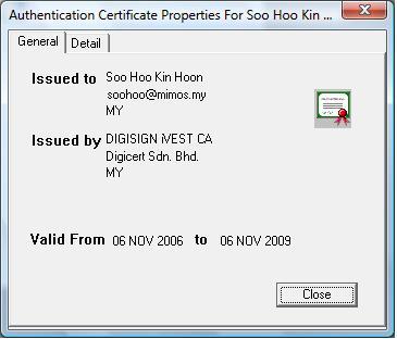Select the certificate that you want to view. 3.