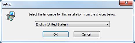 Installing in Windows 3. Select [English (United States)] and click the [OK] button. athe Adobe Acrobat XI Standard setup dialog box appears. 4.
