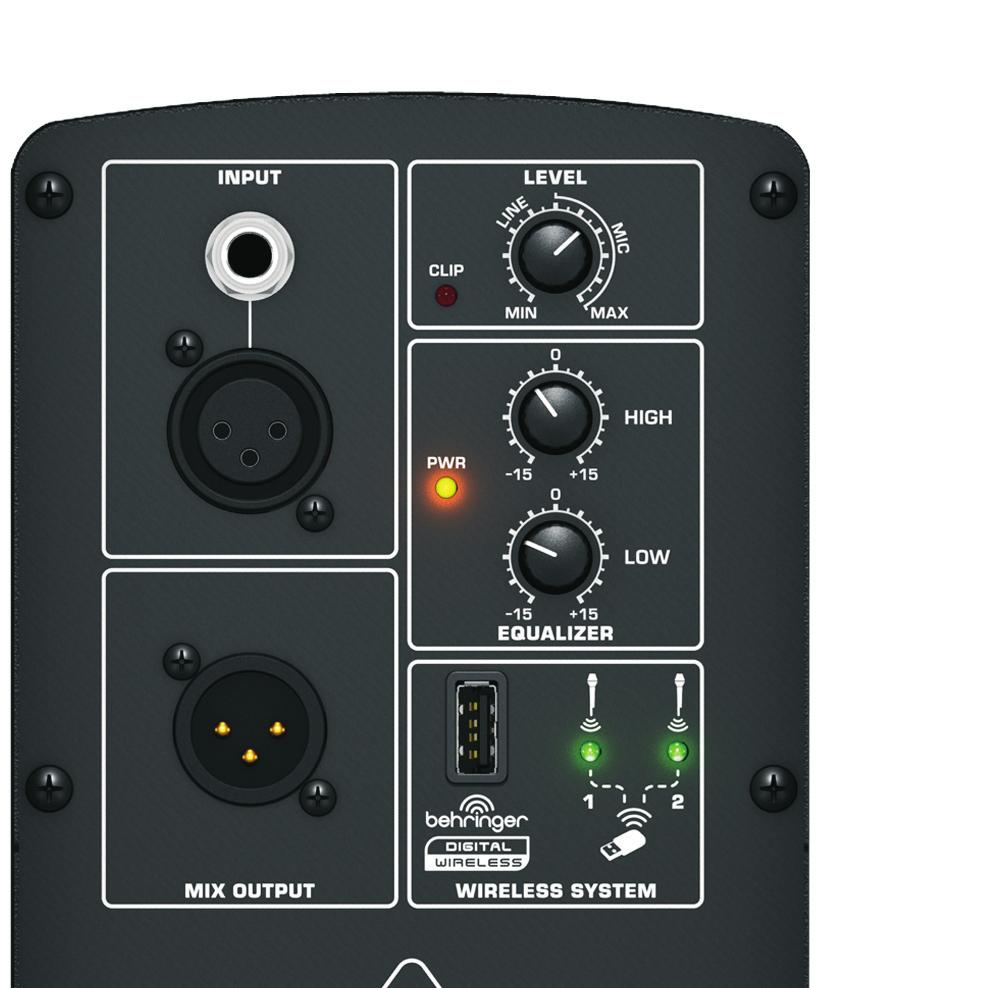 Product Information Document EUROLIVE B108D For service, support or more information contact the BEHRINGER location nearest you: Europe MUSIC Group Services UK