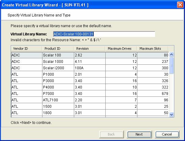 Create virtual tape libraries You can create a virtual tape library in the following two ways: Use the configuration wizard - If you have already configured your system, you can launch the wizard by
