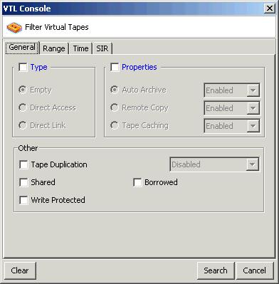 While the right pane is usually just for informational purposes, you can perform tape functions directly from the right pane by highlighting one or more tapes and using the right-click context menu.