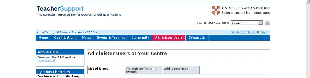 Administering Training Events Click the Administer Training Events tab How to approve, decline or change a booking.