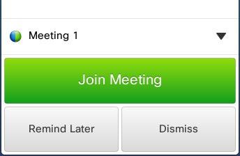 35 Scheduled Meetings Join Scheduled Meeting About Joining If you tap a meeting in the list you will see more about the meeting.
