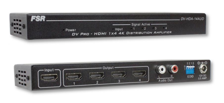 DV-HDA-14AUD 1x4 HDMI Distribution