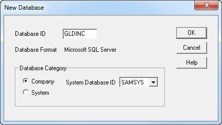 Setting Up Company and System Databases Setting Up a Company Database 1. If Database Setup is not already running, On Windows Start menu, select Programs > Sage 300 > Database Setup. 2.
