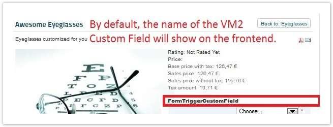 2) Add this new Custom Field to the VirtueMart product(s) that you want to link to your Breezing Form.