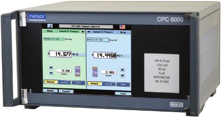 Calibration technology Pneumatic precision pressure controller Model CPC6000 WIKA data sheet CT 27.