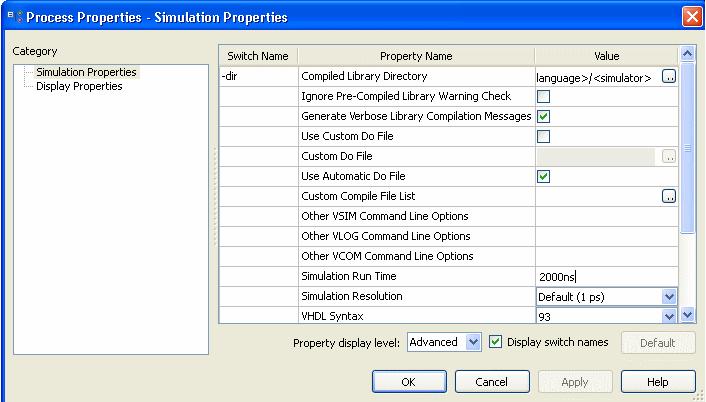 Chapter 5: Behavioral Simulation 3. In the Processes pane, expand ModelSim Simulator to view the process hierarchy.