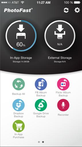 Home Page Our Interface-page2 Backup All One touch full data backup (Contact/Calendar/Photo) Personal Cloud Backup (Facebook