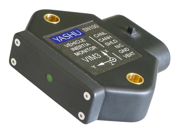 J1939 VIM : Vehicle Inertia Monitor Advanced J1939 Vehicle Inertial Measurement and Vibration Monitoring Device Features: DSP Microcontroller Hosts Advanced Data Processing Algorithms and