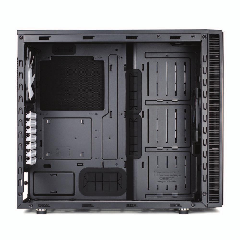 DEFINE S The Fractal Design Define S lends the appearance, sound dampening technology, and support for a wide variety of components from the widely popular Define Series, while introducing a new,