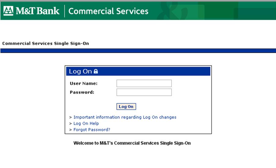 Under Log In, Select Commercial Services located under Access Other