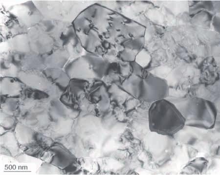 90 slope cut of an Au wire bond TEM image of a milled ceramic sample (Al 2 O 3 ) Leica Mikrosysteme GmbH