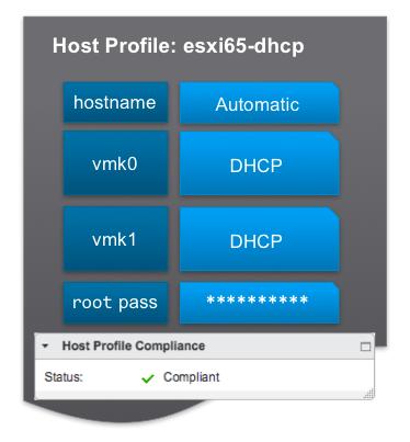Typical vsphere Host Configurations Use Static IP Addresses But for most customers, static IP addresses are desirable in the datacenter, at least for IP storage and perhaps for vmotion or other
