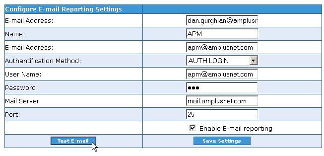 use our email server, you can use your own email server by modifying the authentication information.