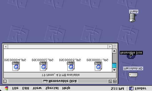 Using the PhotoCapture Center from a Macintosh (not available for MFC-3240C and MFC-5440CN) You can access the Media Card inserted into the machine from a Macintosh. For Mac OS 8.