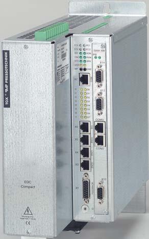 TOX -Single Axis Controller EDC Compact Status displays LED X2-com-Terminal Programming port Status displays LED I/O X13/X14 Active/passive transducer X6 I/O Expansion X4/X5 Encoder input COM 2/3 RS