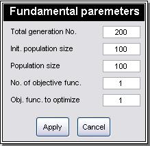 The last parameters to be adjusted are the plotting parameters, so click it.
