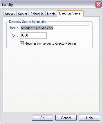 3. Directory Server It makes possible for your audience to search your station if your station is registered in the directory server.