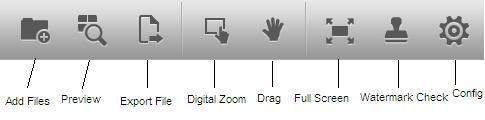 System menu is shown as below. See Figure 3-2. Figure 3-2 3.2.1 Add files Click Add files button in Figure 3-2, you can see system pops up Open dialogue box. The interface is shown as in Figure 3-3.