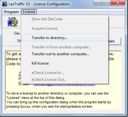 Part 4 How to handle your license 4.2.2 Software License Transfers A Software License transfer is not a duplication of any type.