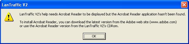 Part 10 Using LanTraffic V2 10.2.6 Help menu 10.2.6.1 Help/Help Help command displays help on LanTraffic V2. Pressing the F1 key can also activate help.
