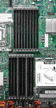 servers. For example, the Xeon 5500 and 5600 series processors integrate the memory controller inside the processor, resulting in two memory controllers in a 2-socket system.