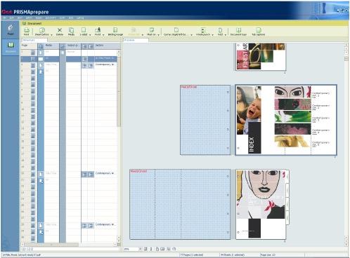 Layout makeready Determine the final layout of the document with just a few mouse clicks: Prepare booklets.