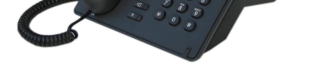MESSAGE: A flashing LED alongside the MESSAGE key indicates unanswered voice mail messages.