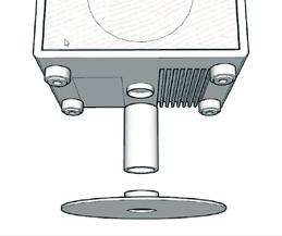 If you turn the device off, the current values are stored. How to mount the stand? The cabinet can be mounted on the enclosed stand. To mount the stand, proceed in two steps: 1.