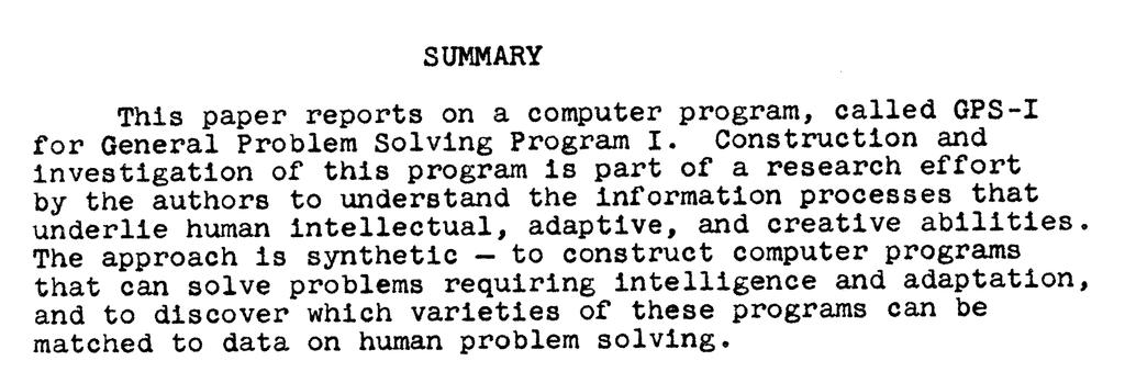 History: 1959 3 The language of Artificial Intelligence was/is logic