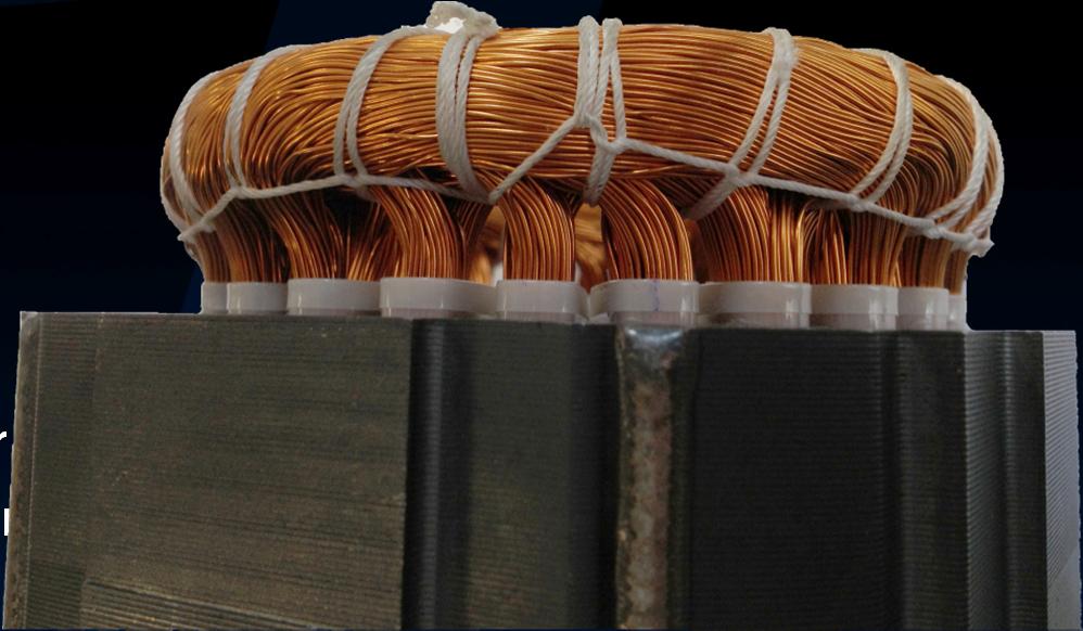 Thermal Considerations Heat flows through coils fast along the direction of the copper, slow