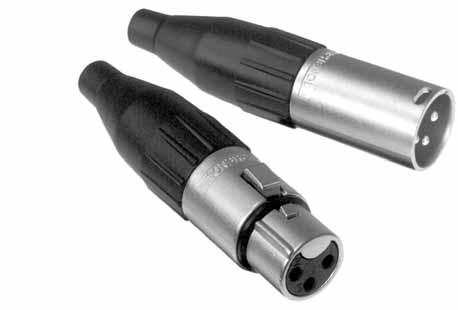 AC SERIES XLR CABLE CONNECTORS METAL SHELL TYPE - SOLDER Features: Zinc Diecast Shell. Solder Bucket connections. "Jaws" Cable Retention System. Contact layouts in 3, 4, 5, 6A and 7.