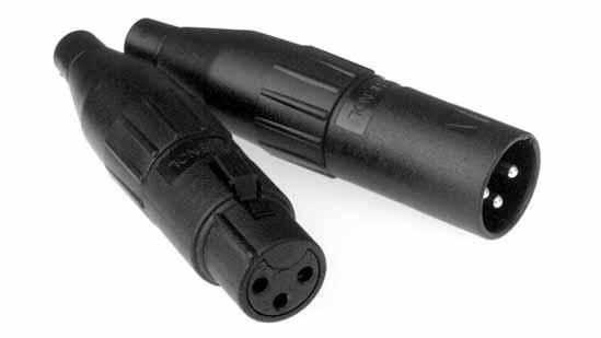 AC SERIES XLR CABLE CONNECTORS THERMOPLASTIC SHELL TYPE - SOLDER Features: Thermoplastic Shell. Solder Bucket Connections. "Jaws" Cable Retention System. Stamped or Machined Contacts.