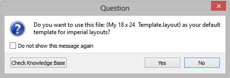 Setting up Layout Page Templates 5. Select File> Templates> Save as Template. The Save Layout File dialog opens to the Templates directory specified in the Preferences dialog.