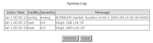 3. Click View System Log.