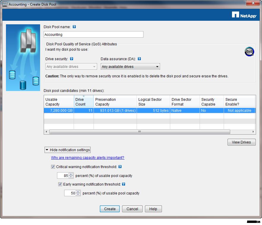 18 Express Guide: SAS Configuration and Provisioning for VMware 4. Select Create. 5.