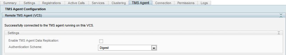 Migrating from Cisco TMS Agent Legacy 3. Uncheck Enable TMS Agent Data Replication or Enable TMS Agent Data Replication for All Cluster Peers and click Save Settings. 4.