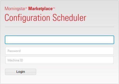 Installation Username Utilize the same username and password combination as the one used to log into the Marketplace Publisher to create the Publish Lists and Schedules.