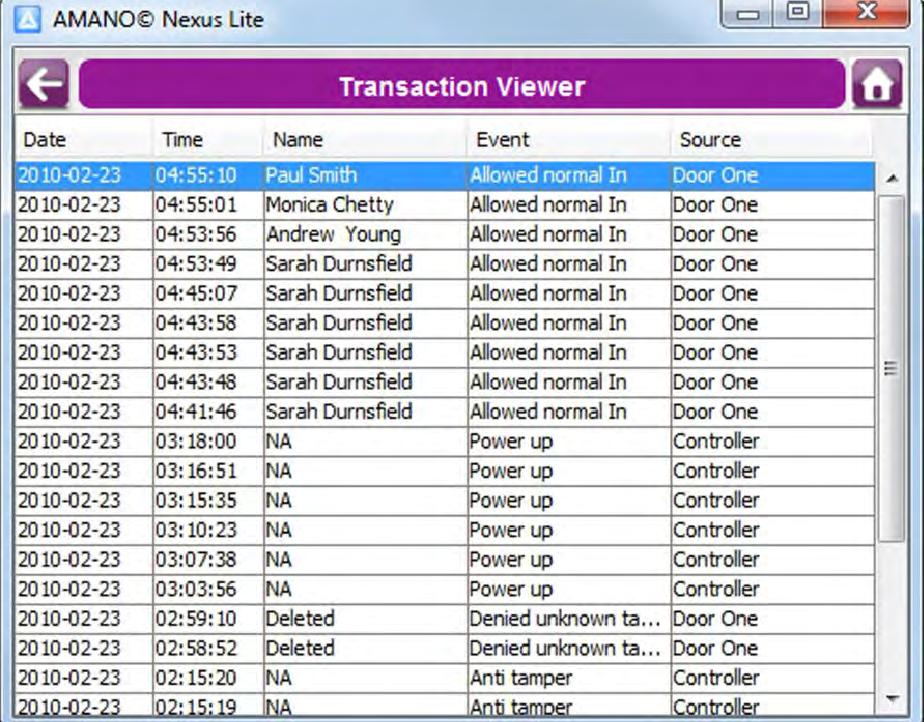 Live Transaction Viewer Viewing Live Transactions 1. From the Main Menu, select Live Transactions.