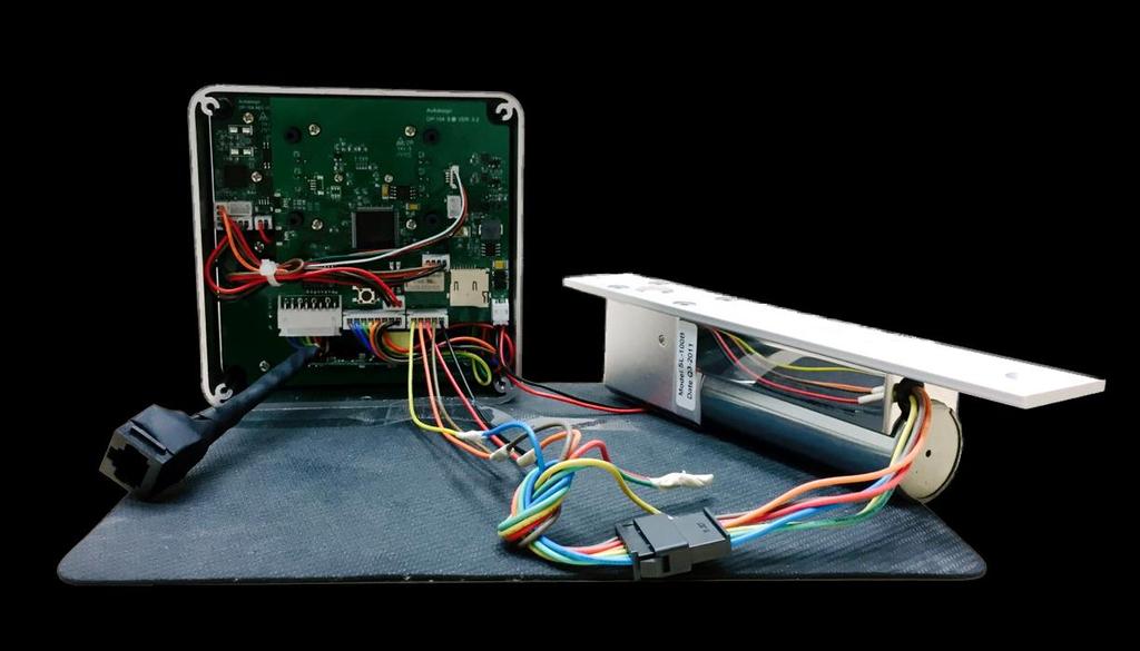 Connect condition of DP-104 SIP IP video door phone and Electric Deadbolt is shown as below.