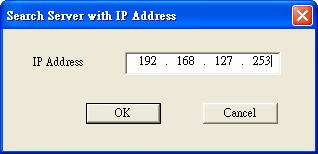Note that the search is conducted by IP address, so you should be able to locate any EOM that is properly connected to your LAN, WAN, or even the Internet.