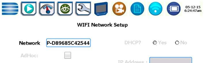 Pull down the Network Found list, select the GoPro Hero3+ network and then press Connect. See below.