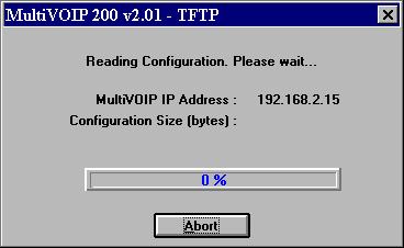 MultiVOIP 200 User Guide LAN-Based The LAN-based remote configuration requires a Windows Sockets compliant TCP/IP stack.