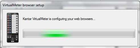 Figure 8: VM configuring the web browsers 18.